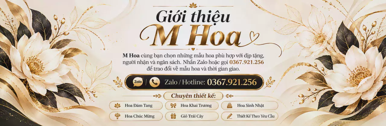 Ảnh bìa Shop hoa tươi Xã Dân Hòa Hà Nội - Thêm sắc hoa cho ngày vui
